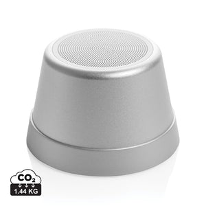 Speaker 5W magnetico Nivio in rAlluminio RCS color argento - personalizzabile con logo
