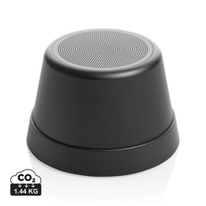 Speaker 5W magnetico Nivio in rAlluminio RCS nero - personalizzabile con logo