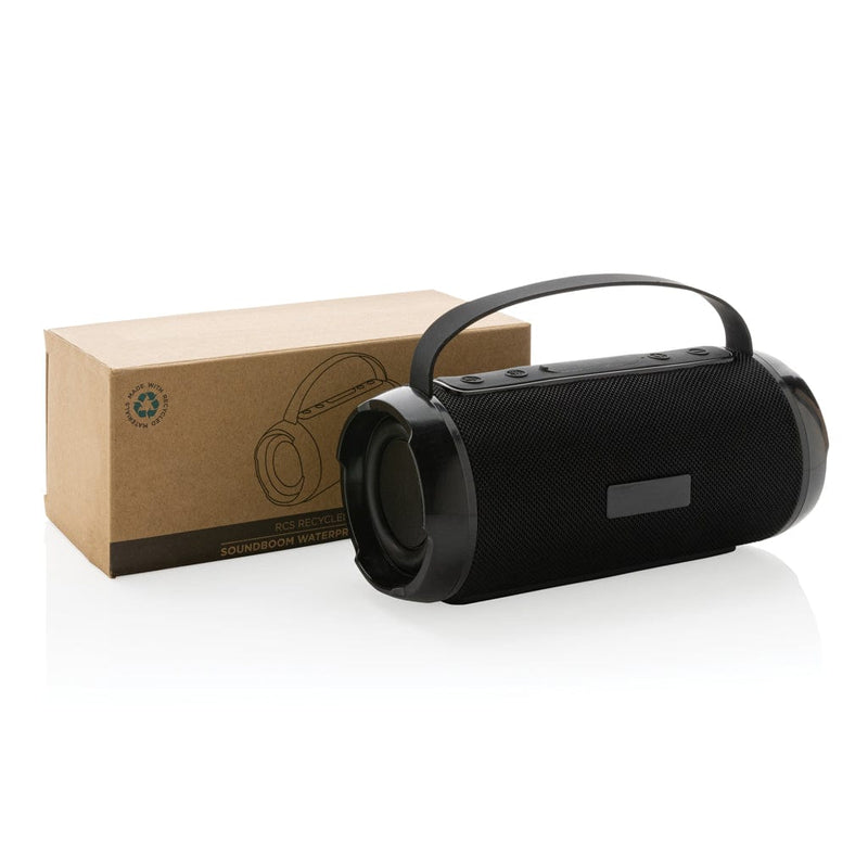 Speaker 6W impermeabile Soundboom in plastica RCS nero - personalizzabile con logo