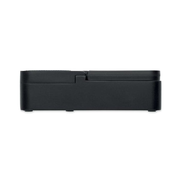 Speaker e caricatore 15W Nero - personalizzabile con logo