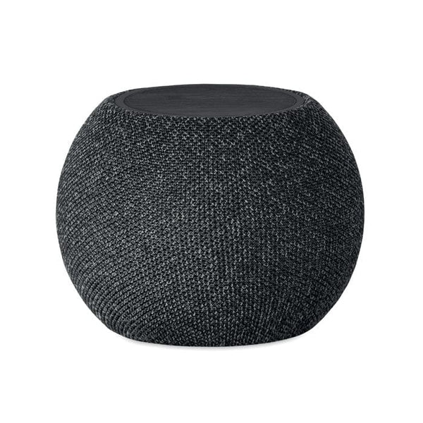 Speaker e caricatore wireless Nero - personalizzabile con logo