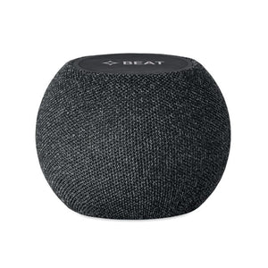 Speaker e caricatore wireless Nero - personalizzabile con logo