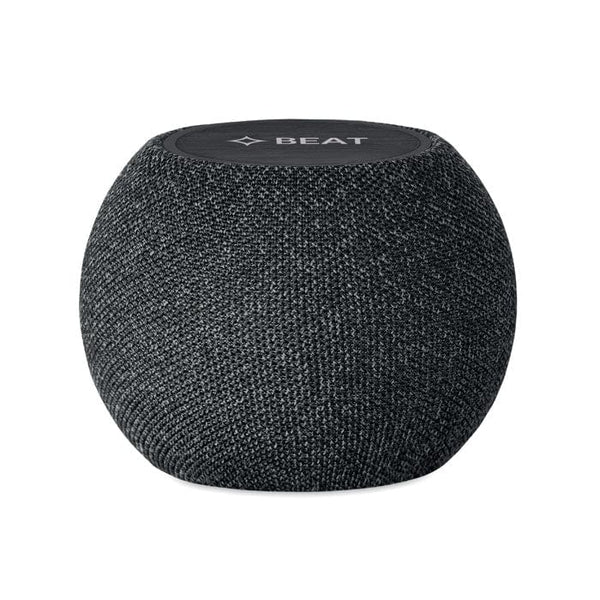 Speaker e caricatore wireless Nero - personalizzabile con logo