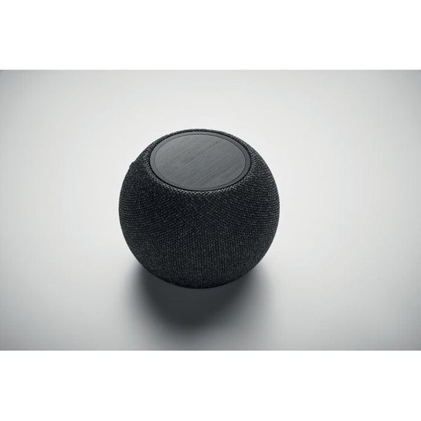 Speaker e caricatore wireless Nero - personalizzabile con logo