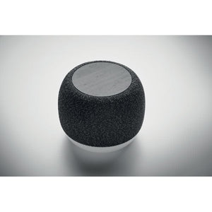 Speaker e caricatore wireless Nero - personalizzabile con logo