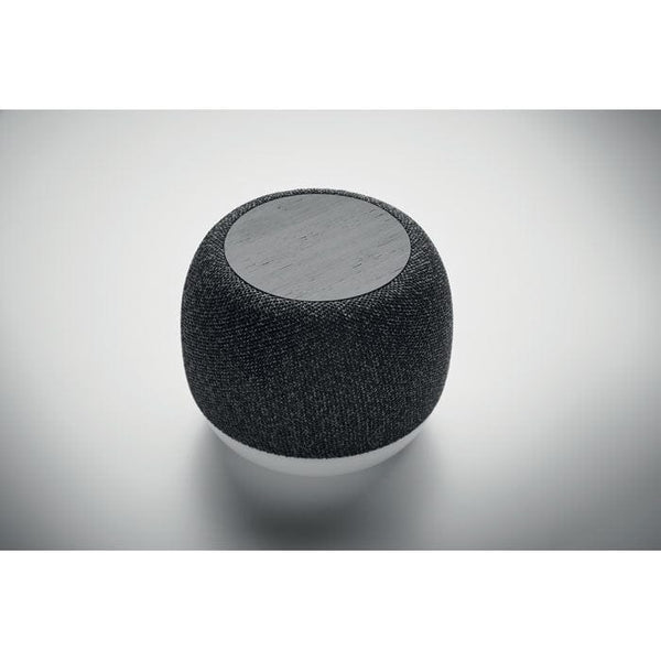 Speaker e caricatore wireless Nero - personalizzabile con logo
