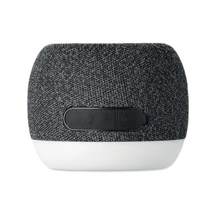 Speaker e caricatore wireless Nero - personalizzabile con logo