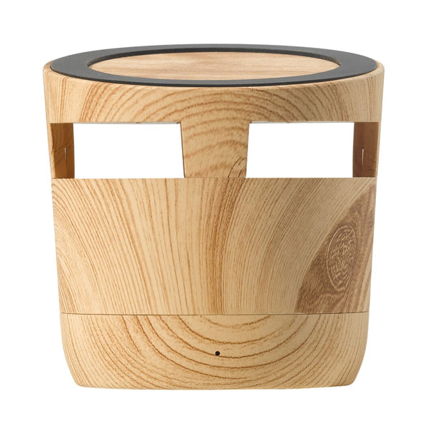 Speaker in legno 3W e caricatore wireless 5W beige / Chiaro - personalizzabile con logo