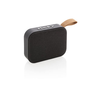 Speaker in tessuto trend nero - personalizzabile con logo