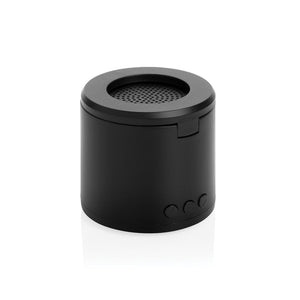 Speaker Magpulse 3W con supporto magnetico in rPlastica RCS nero - personalizzabile con logo