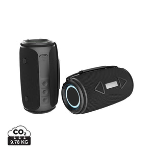 Speaker Prisma 16W impermeabile IPX4 in rPlastica RCS - personalizzabile con logo