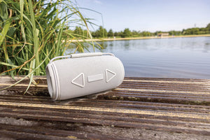 Speaker Prisma 16W impermeabile IPX4 in rPlastica RCS - personalizzabile con logo