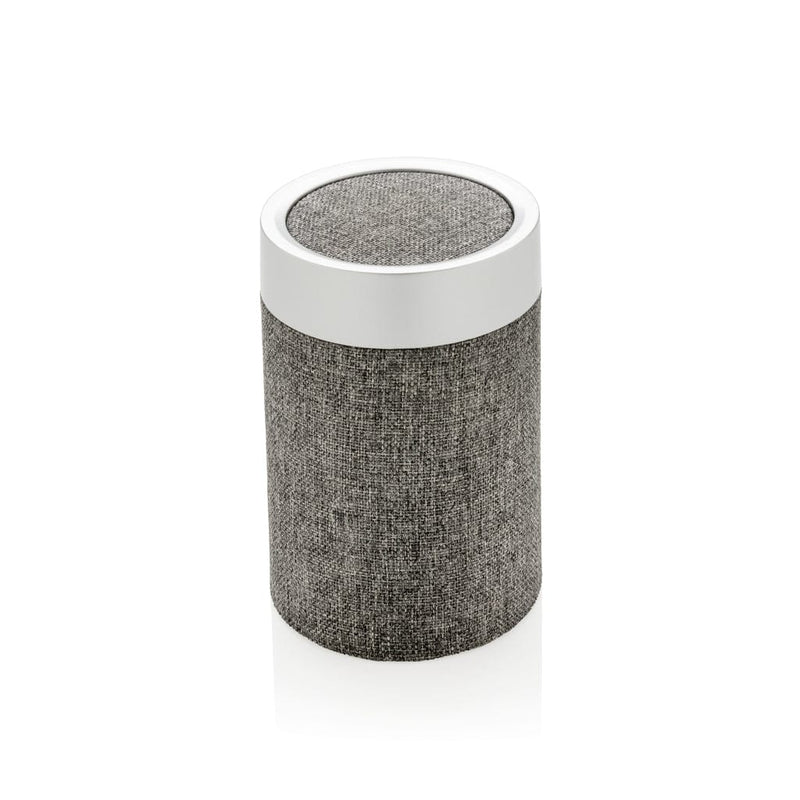 Speaker rotondo Vogue grigio - personalizzabile con logo