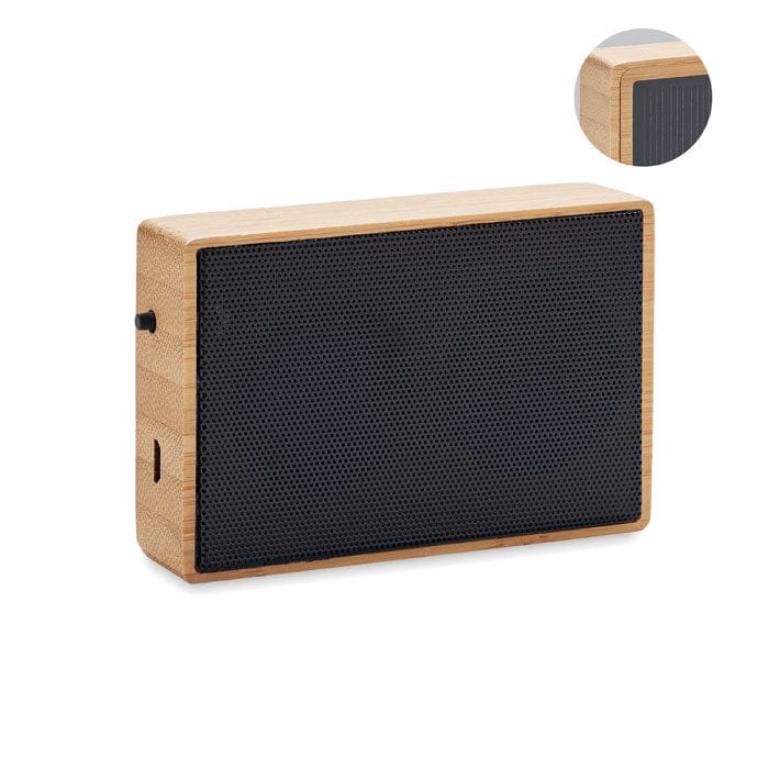 Speaker solare wireless beige - personalizzabile con logo