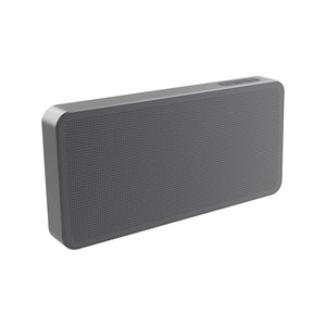 Speaker ultrasottile 10W Aeris con batteria rimovibile RCS grigio - personalizzabile con logo