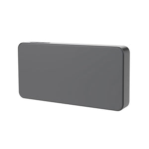 Speaker ultrasottile 10W Aeris con batteria rimovibile RCS grigio - personalizzabile con logo