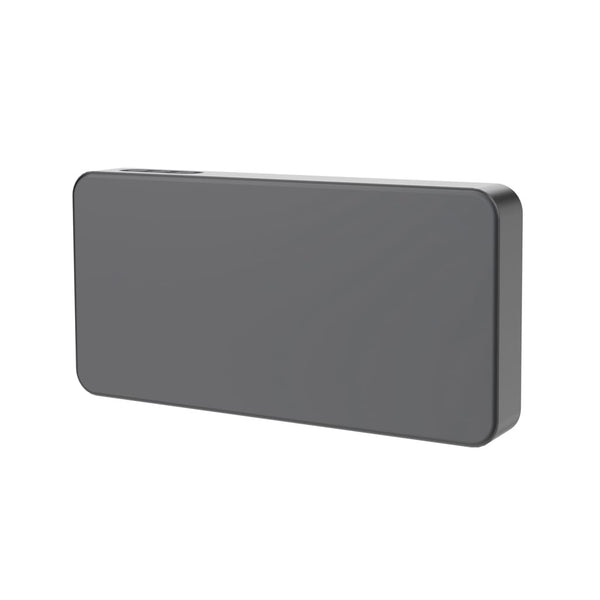 Speaker ultrasottile 10W Aeris con batteria rimovibile RCS grigio - personalizzabile con logo