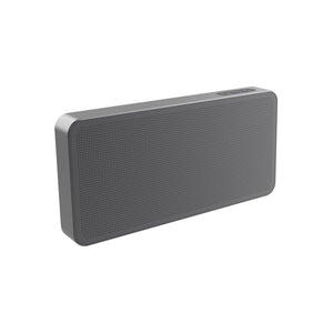 Speaker ultrasottile 10W Aeris con batteria rimovibile RCS grigio - personalizzabile con logo