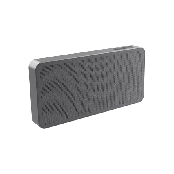 Speaker ultrasottile 10W Aeris con batteria rimovibile RCS grigio - personalizzabile con logo