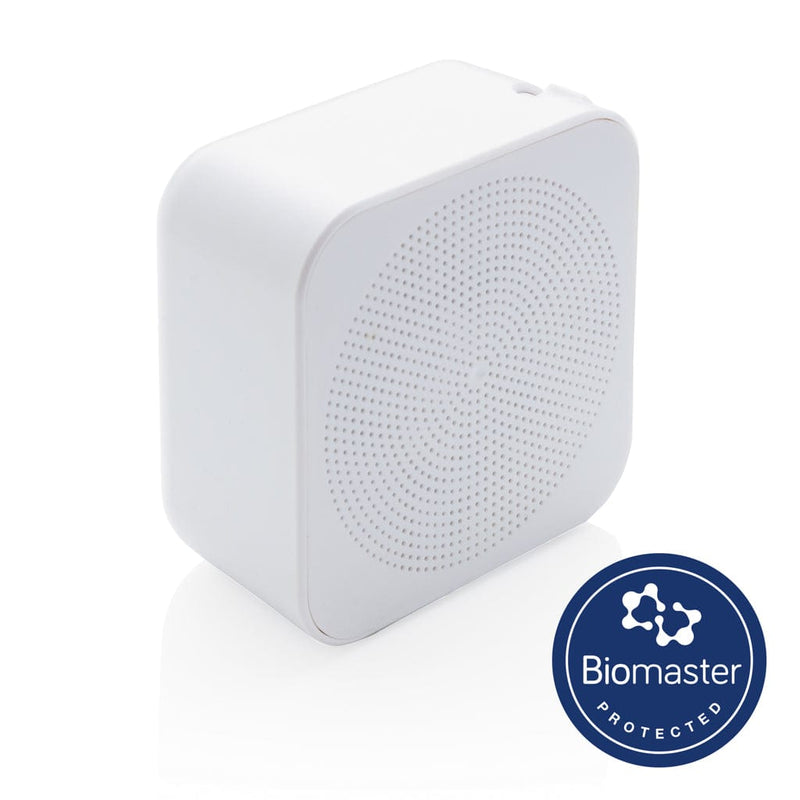 Speaker wireless 3W antimicrobico bianco - personalizzabile con logo
