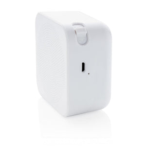 Speaker wireless 3W antimicrobico bianco - personalizzabile con logo