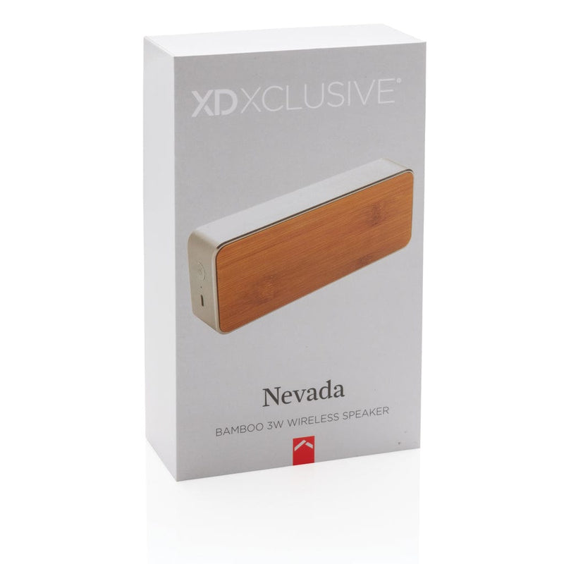 Speaker wireless 3W Nevada grigio - personalizzabile con logo