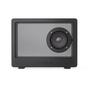 Speaker wireless 5W Soundclear Transparent nero - personalizzabile con logo