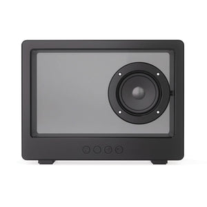 Speaker wireless 5W Soundclear Transparent nero - personalizzabile con logo