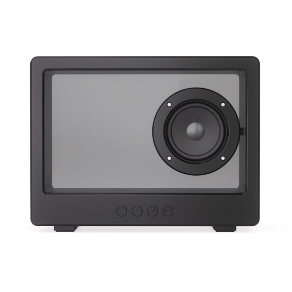 Speaker wireless 5W Soundclear Transparent nero - personalizzabile con logo