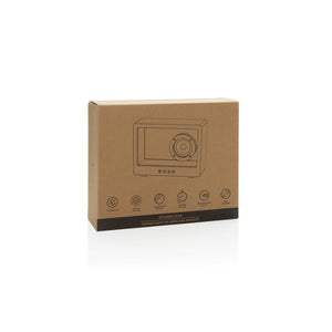 Speaker wireless 5W Soundclear Transparent nero - personalizzabile con logo