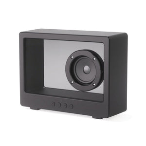 Speaker wireless 5W Soundclear Transparent nero - personalizzabile con logo