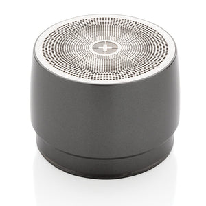 Speaker wireless 5W Swiss Peak grigio - personalizzabile con logo