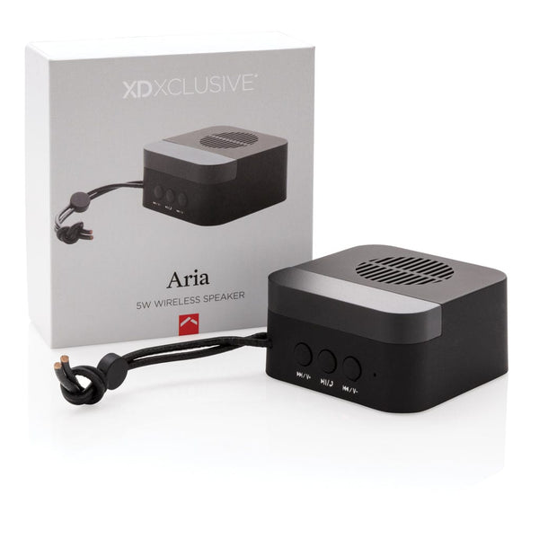 Speaker wireless Aria 5W - personalizzabile con logo