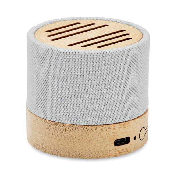 Speaker wireless Bamboo RPET - personalizzabile con logo