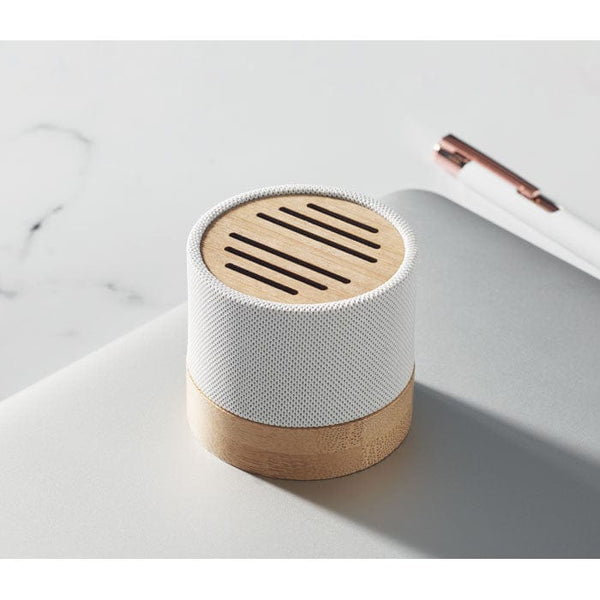 Speaker wireless Bamboo RPET - personalizzabile con logo