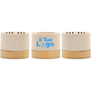 Speaker wireless Bamboo RPET - personalizzabile con logo