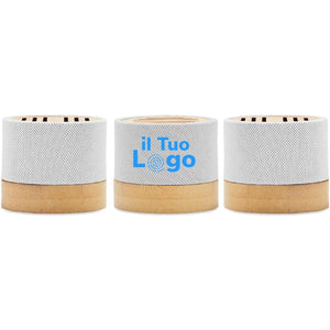 Speaker wireless Bamboo RPET - personalizzabile con logo