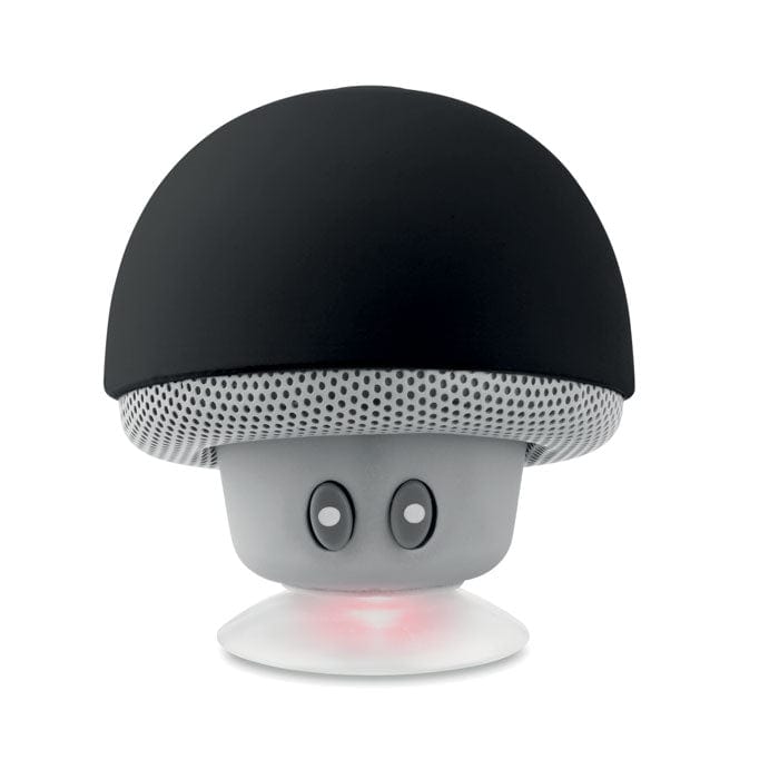 Speaker wireless con ventosa Nero - personalizzabile con logo