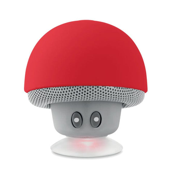 Speaker wireless con ventosa rosso - personalizzabile con logo