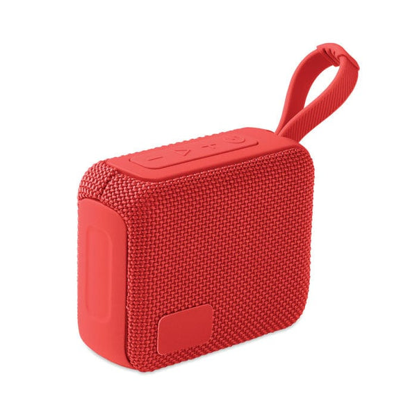 Speaker wireless da 5 W Rosso - personalizzabile con logo