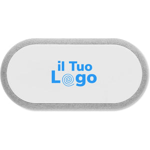 Speaker wireless e caricatore 15W Bianco - personalizzabile con logo