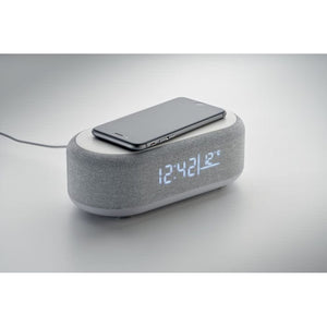 Speaker wireless e caricatore 15W Bianco - personalizzabile con logo