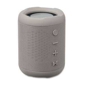 Speaker wireless in ABS da 5W Grigio - personalizzabile con logo