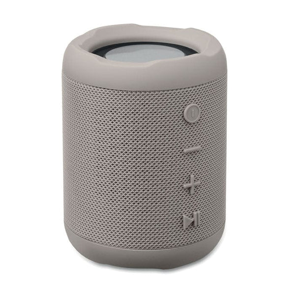 Speaker wireless in ABS da 5W Grigio - personalizzabile con logo