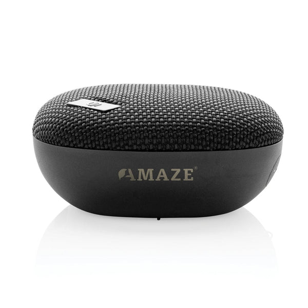 Speaker wireless IPX7 Urban Vitamin Hayward nero - personalizzabile con logo