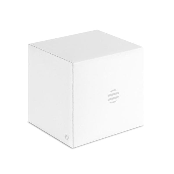 Speaker wireless "Luna" bianco - personalizzabile con logo