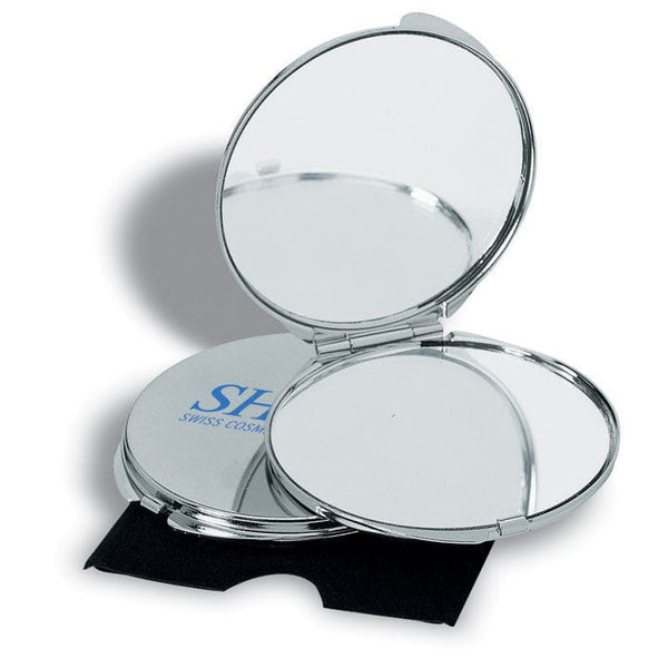Specchietto 2 riflessi color argento - personalizzabile con logo