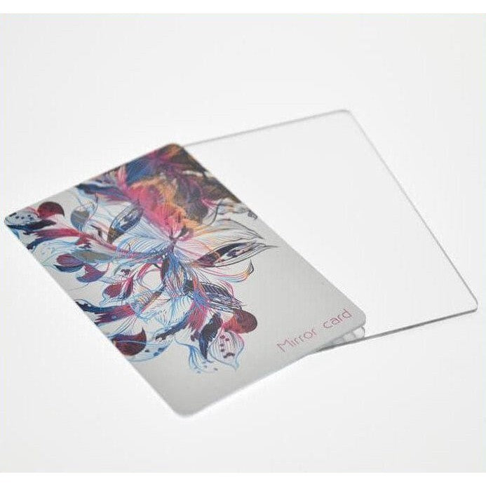 SPECCHIETTO CARD - Carta Specchietto Personalizzato €1.39 - Mirror cards 55x85
