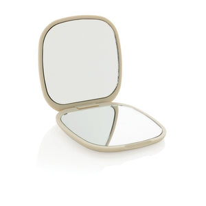 Specchietto Reflecta in rPlastica RCS beige - personalizzabile con logo
