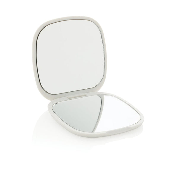 Specchietto Reflecta in rPlastica RCS bianco - personalizzabile con logo